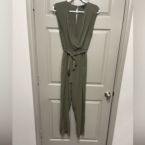 Olive green jumpsuit